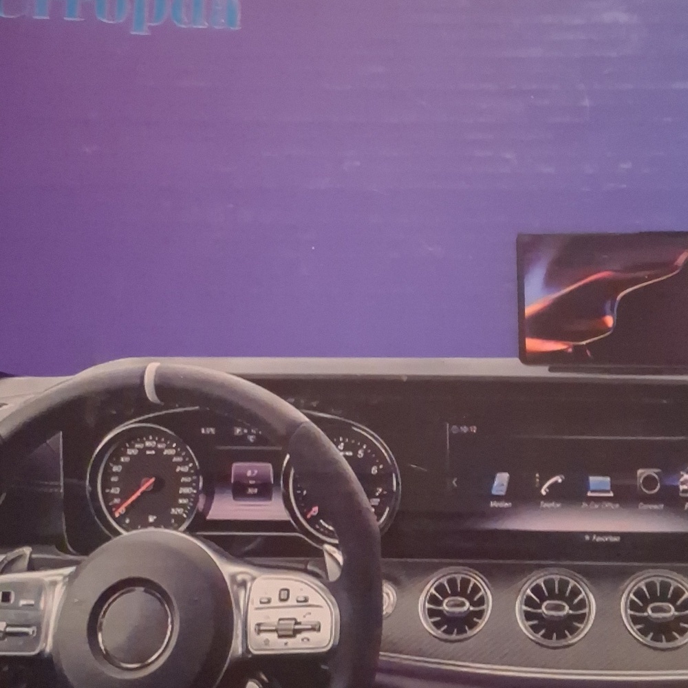 NIB Sleek Black Car Infotainment System with User Guide